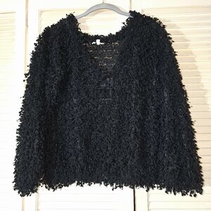 Mine womans sweater black size small
